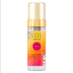 SOL by Jergens Sunless Tanning water mousse in Light or Deep shade NEW!